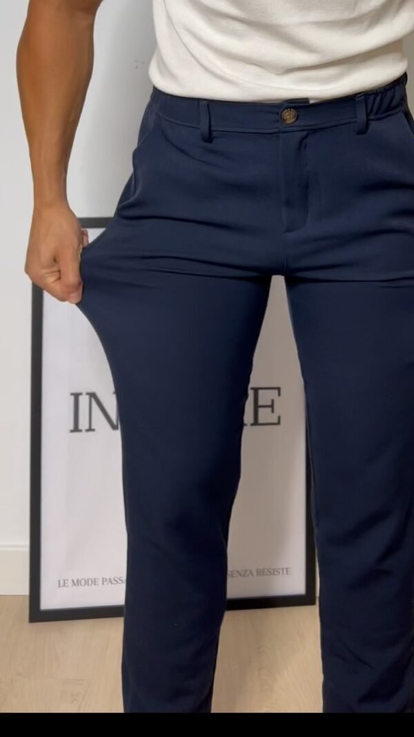 PANTALON CHINO AZUL MARINO - Imagen 2
