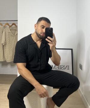 CARDIGAN NEGRO DE PUNTO