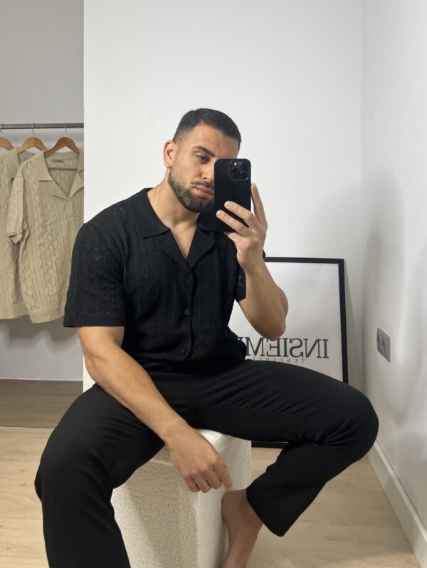 CARDIGAN NEGRO DE PUNTO